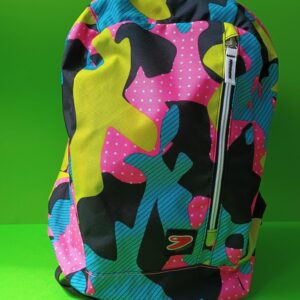 Zaino SEVEN THE DOUBLE - COLOR CAMOUFLAGE - Rosa Giallo Azzurro
