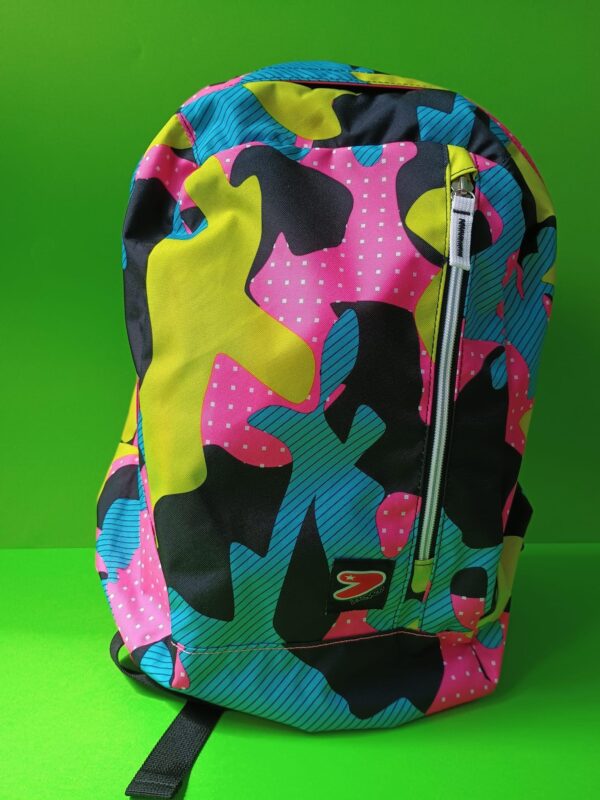 Zaino SEVEN THE DOUBLE - COLOR CAMOUFLAGE - Rosa Giallo Azzurro